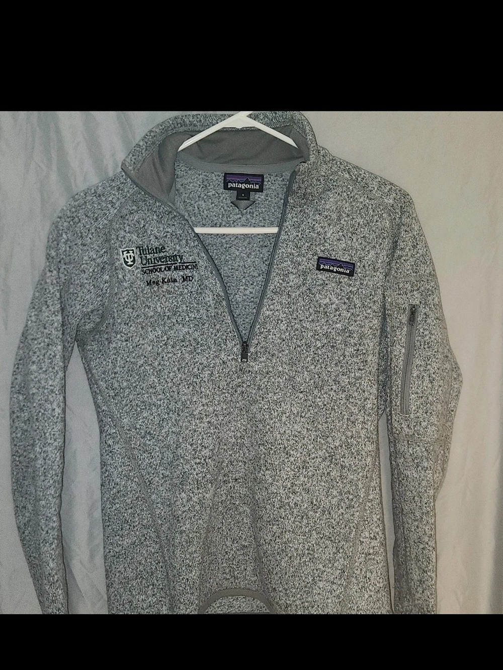 Patagonia Better Sweater Quarter Zip Pullover Gray Women's Small